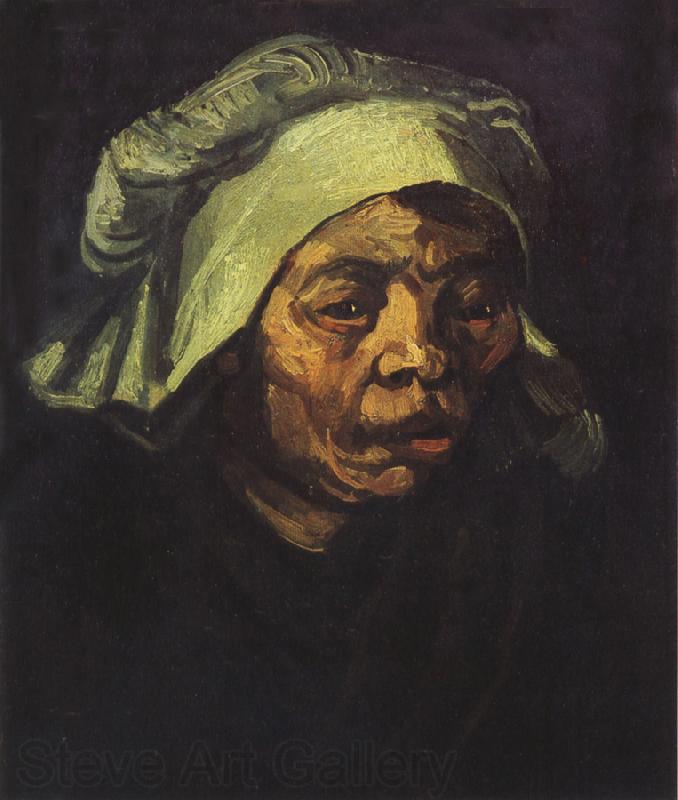 Vincent Van Gogh Head of a Peasant Woman with White Cap (nn04) Spain oil painting art